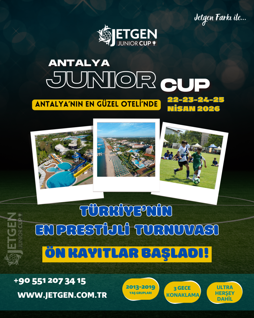 Jetgen Junior Cup Antalya Kaya Belekte Futbol Şöleni Yaşatacak